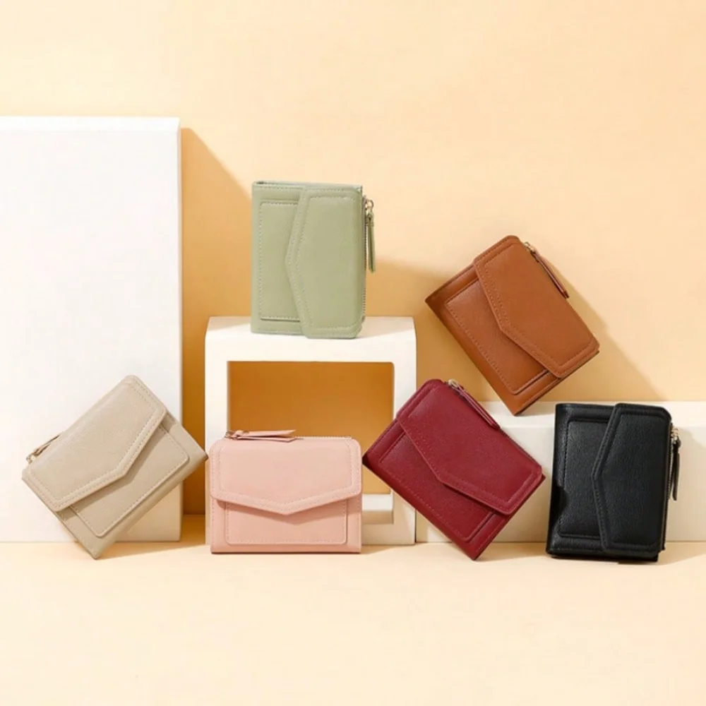 

New Women's Tri-Fold Wallet Multi-Functional Foldable Short Card Holder/Money Clip. Festival Graduation Teacher Appreciation Gif