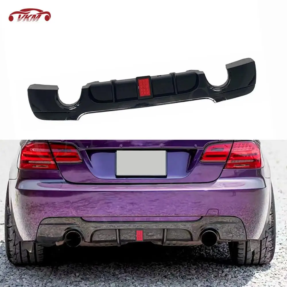 

Car Rear Bumper Diffuser Splitter Cover With LED Light for BMW 3 Series E90 M Sport Sedan 4 Door 2005-2012 Restyle Accessories