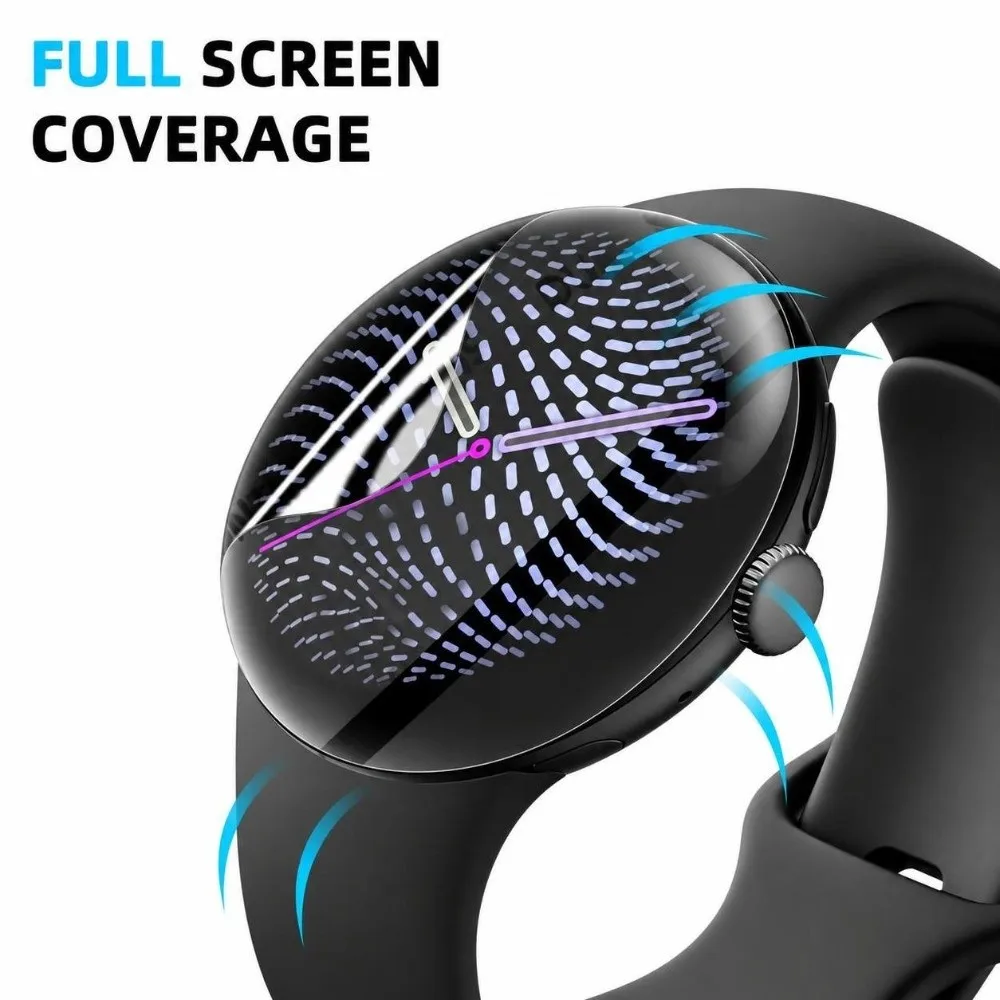 Soft Film Screen Protector Film 45mm 41mm Anti-Scratch Hydrogel Screen Protector Full Coverage HD Screen Protector