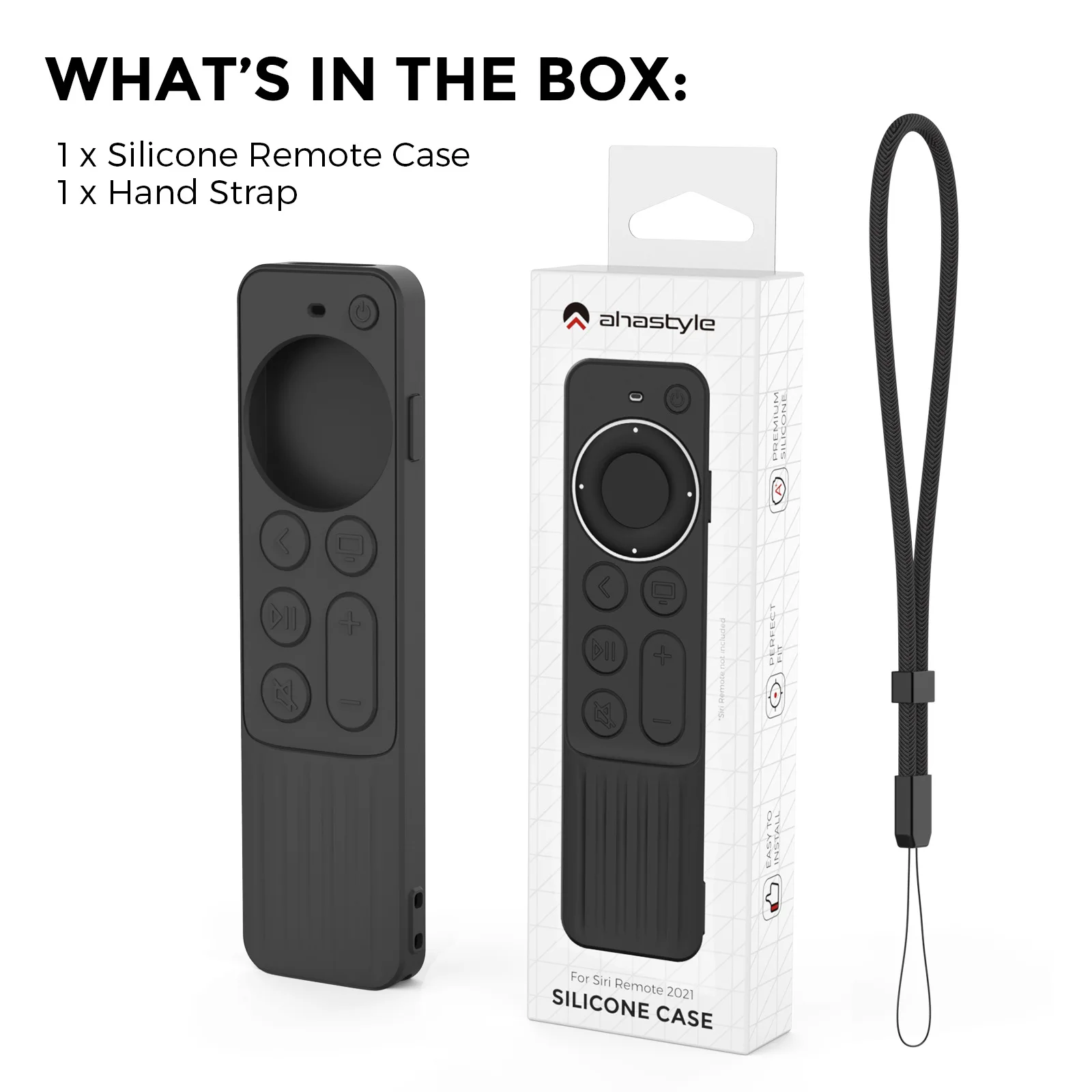 For Apple TV New 2022 Apple Remote 2&3 Control Silicone Protector Stripe Anti slip and Anti fall Protectiv Case For Siri Remote