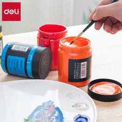 Deli 300ml Pigment akrylowy o dużej pojemności DIY Model artystyczny obraz ścienny ręcznie rysowany plakat Graffiti Pigment biurowe materiały edukacyjne