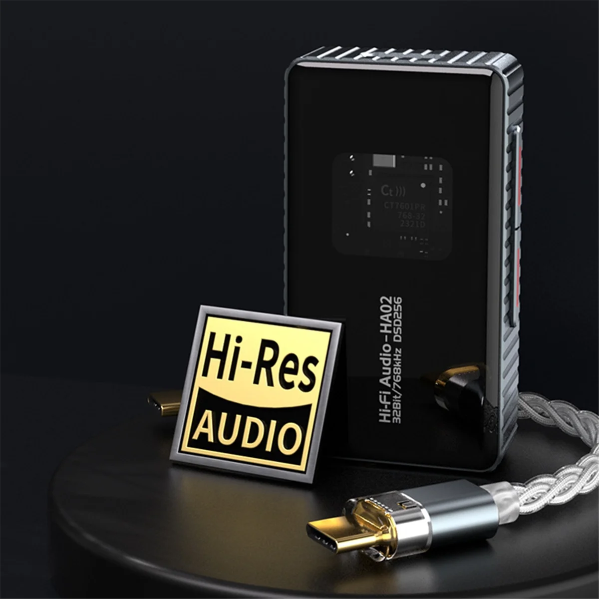 

Portable Audio Decoder Dual Chip CS43198+CT7601 Portable USB HIFI &AMP Headphone Amplifier Lossless Portable