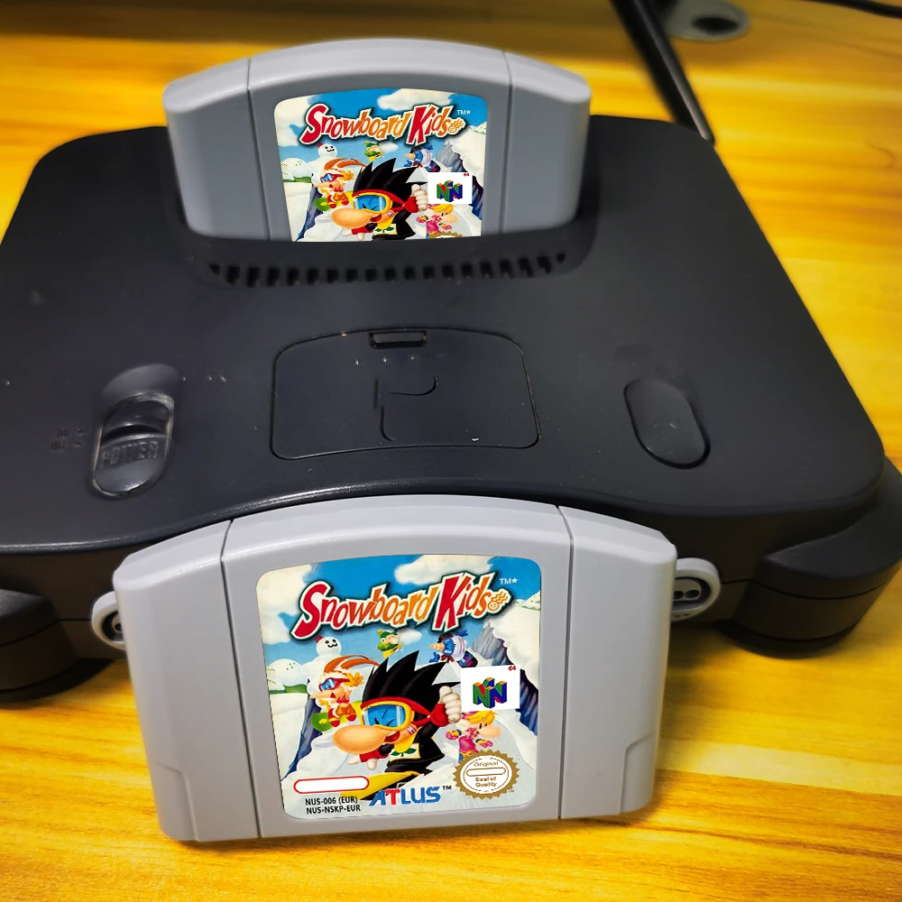 Snowboard Kids 1 2 64 Bit Game Cartridge USA NTSC version or EUR PAL version For N64 Consoles