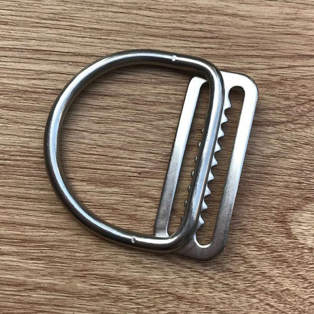 

High Quality Diving D-ring Clip For 5cm Width Webbing For BCD Accessories Functional Scuba Diving 316 Stainless Steel D-Ring