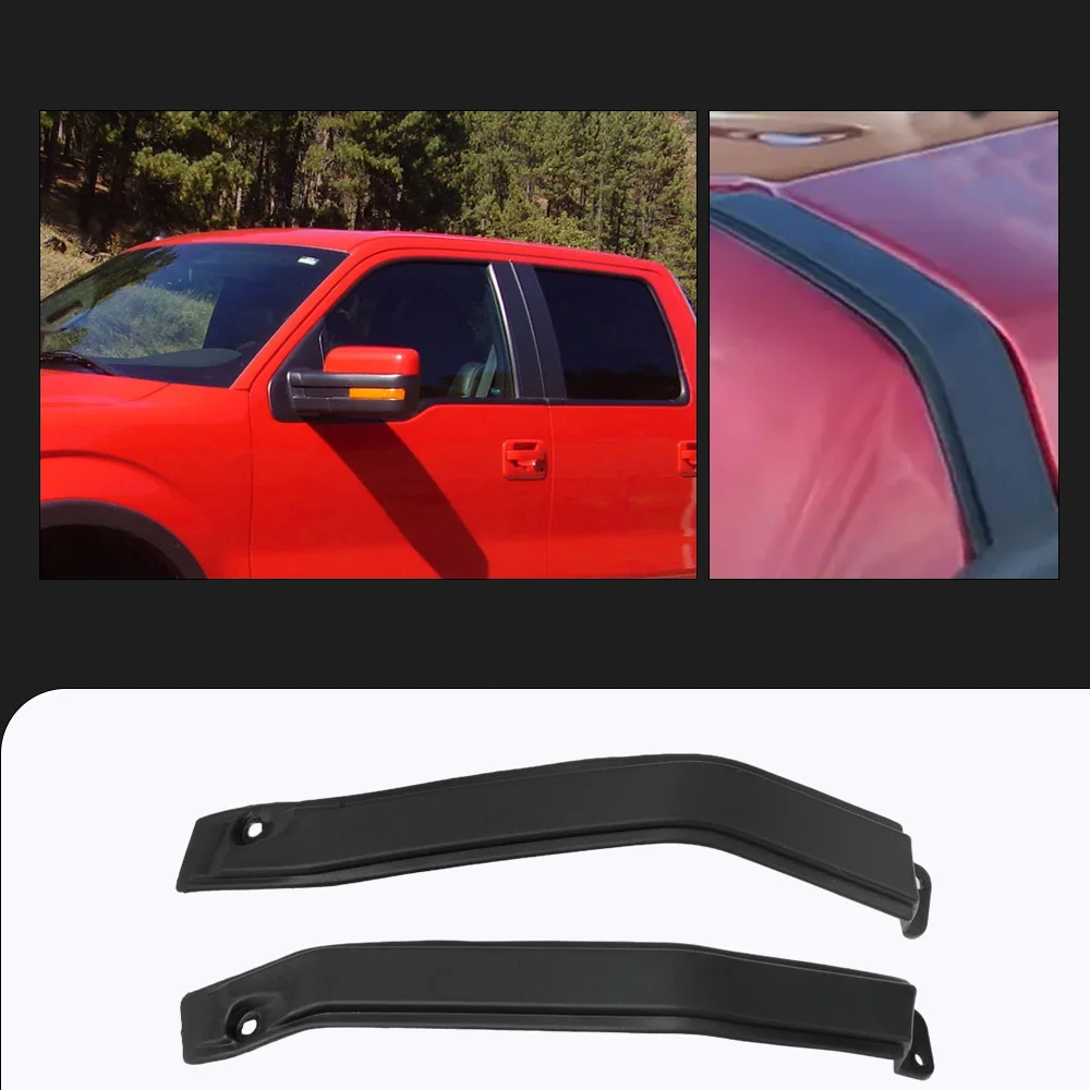 

Rear Upper Cab Corner Roof Trim Molding Left / Right For Ford F-150 2009 2010 2011 2012 2013 2014 9L3Z1651728AA 9L3Z1651729AA