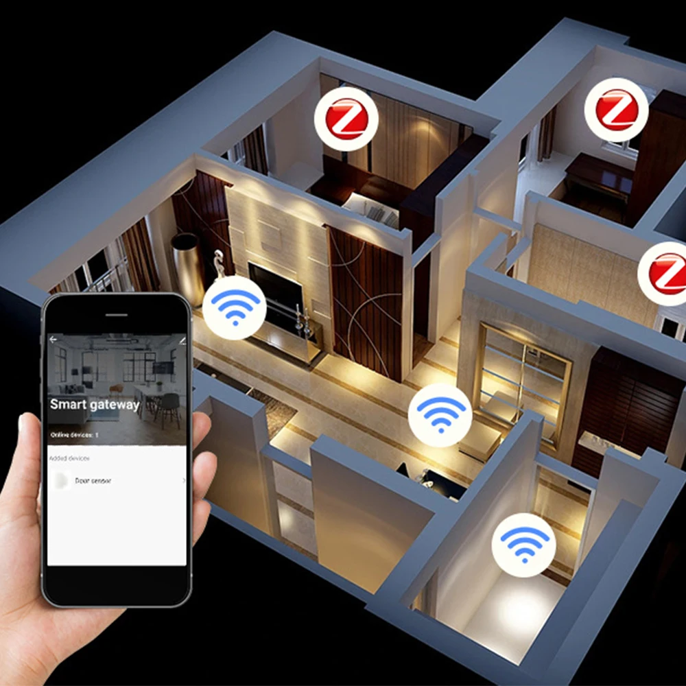 Tuya Zigbee Hub de Gateway Sem Fio, Casa Inteligente, Sistema de Controle Central, App Life, Dispositivo de Controle Remoto, Compatível com Alexa,