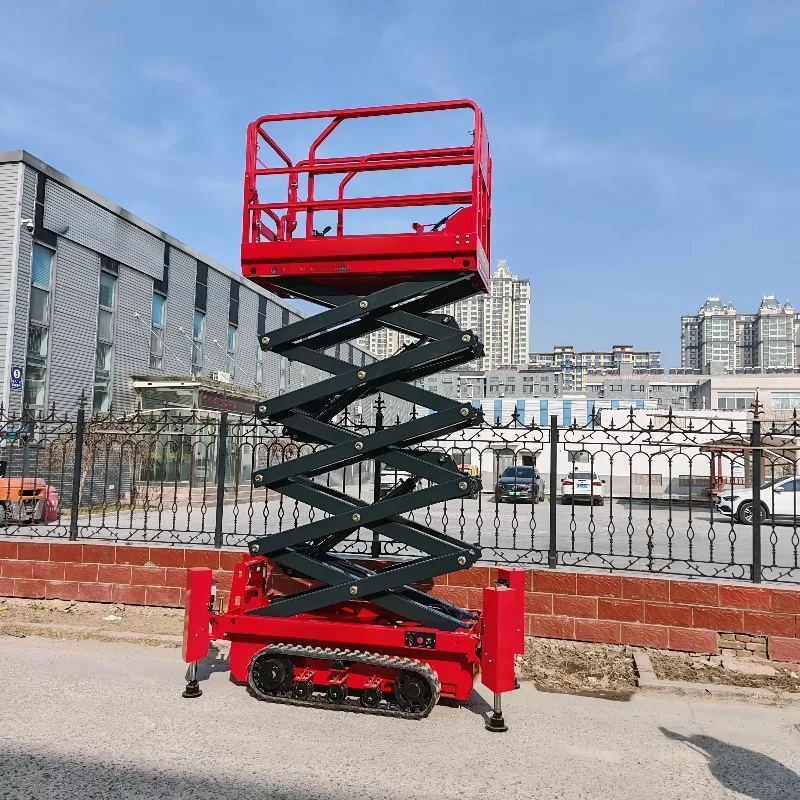 4M 6M 8M 10M 12M 14M Quiet Performance Heavy Duty Battery Driven Towable Hydraulic Scissor Lift Platform