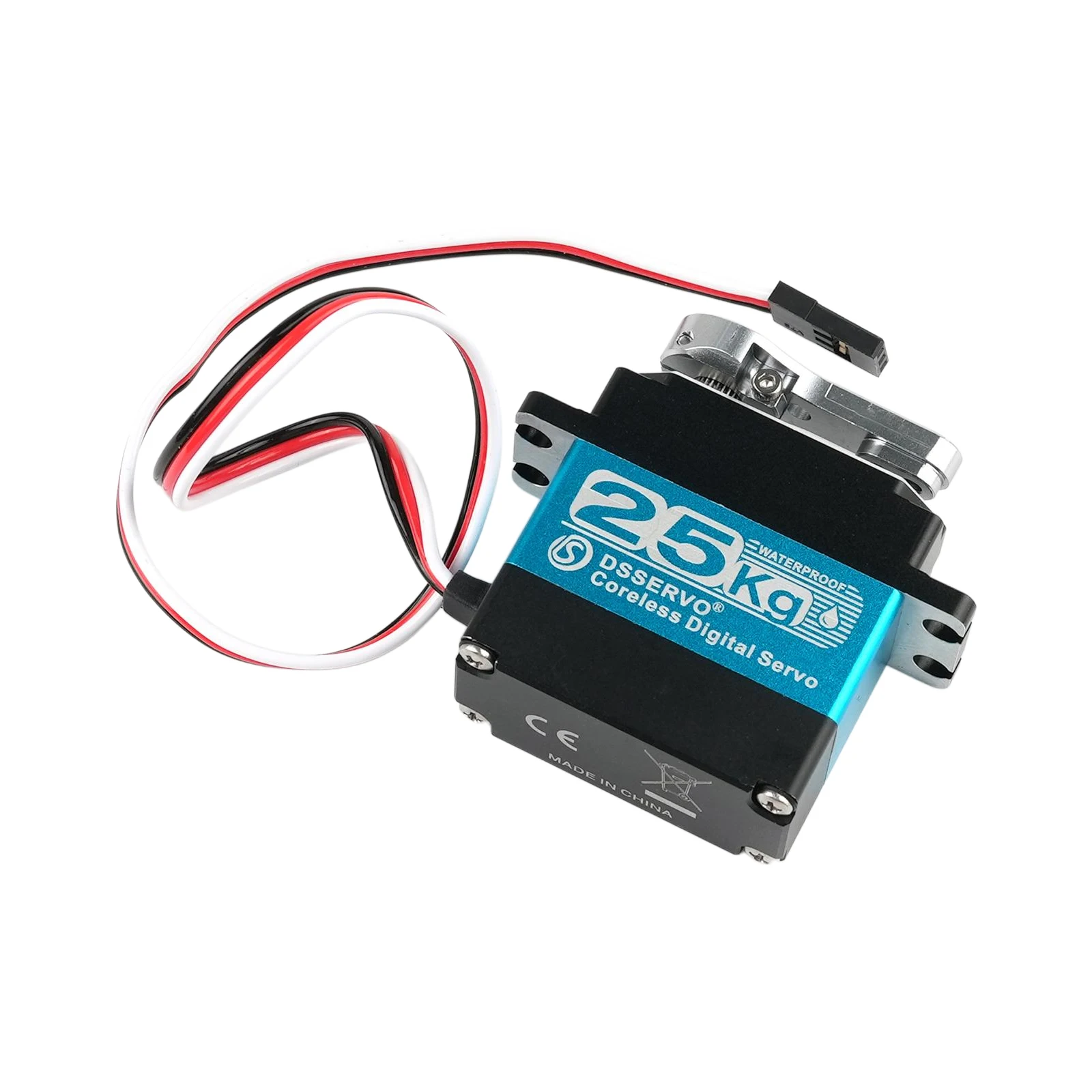 DSservo CLS3325 25KG High Torque Full CNC Body Metal Gear IP67 Waterproof Coreless Digital Servo for 1:8 1:10 Scale RC Car Robot