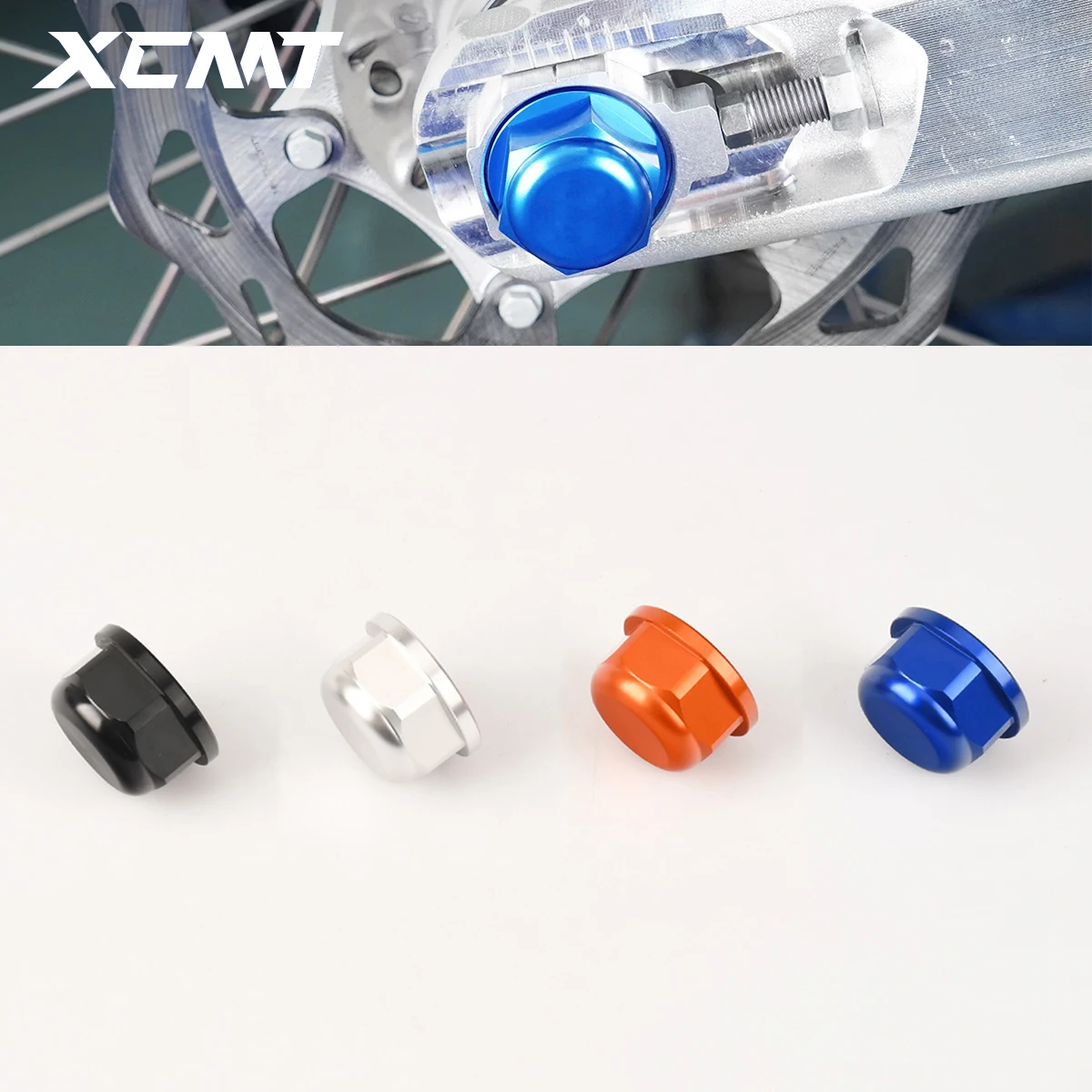 

For Husqvarna 125 150 250 300 350 450 501 TE FE FC FX TX TC 2023 2024 Accessories CNC Front Rear Wheel Lock Axle Nut Bolt Screw