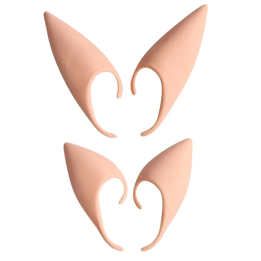 Mysterious Angel Elf Ears Latex Ears for Fairy Cosplay Costume Accessories Halloween Decoration Photo Props Adult Kids Toys - Image 2