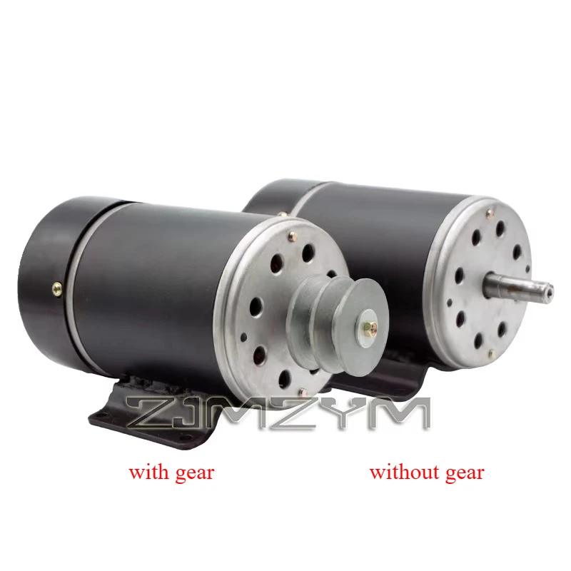 High-Speed Permanent Magnet DC Motor 12/24/48V 1500/2300/2500 Rpm Adjustable Speed 300/450/600W High Power Forward And Reverse