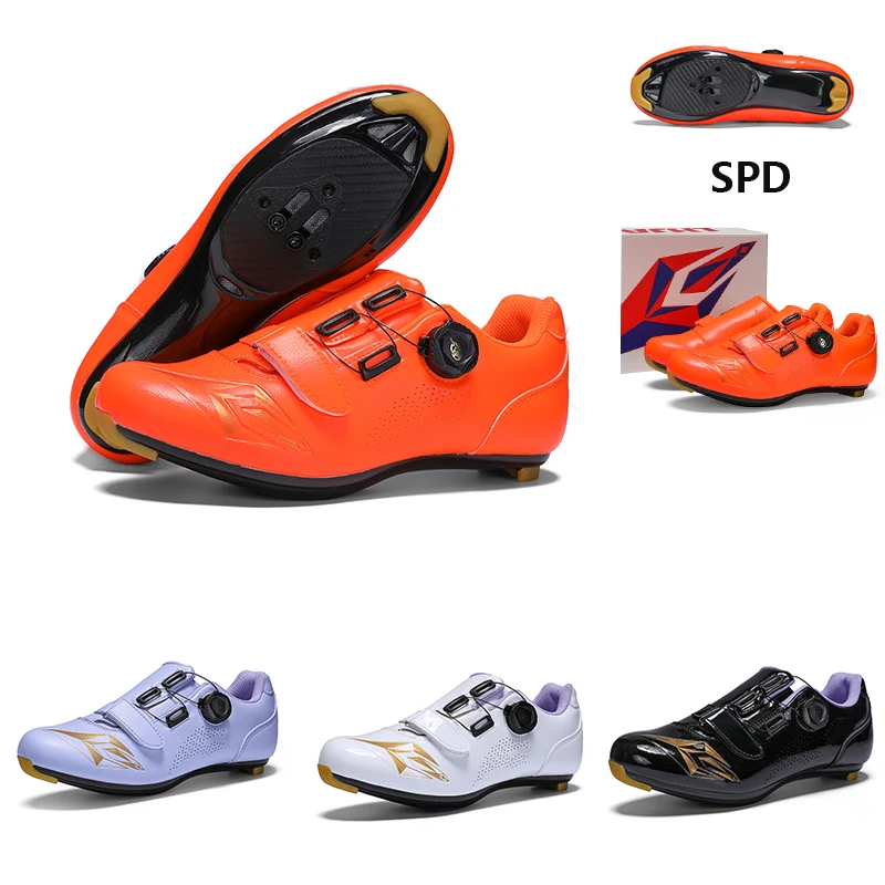 

Новые кроссовки для шоссейного велосипеда для мужчин и женщин, профессиональная велосипедная обувь, износостойкая, без блокировки, подходит для крепления.