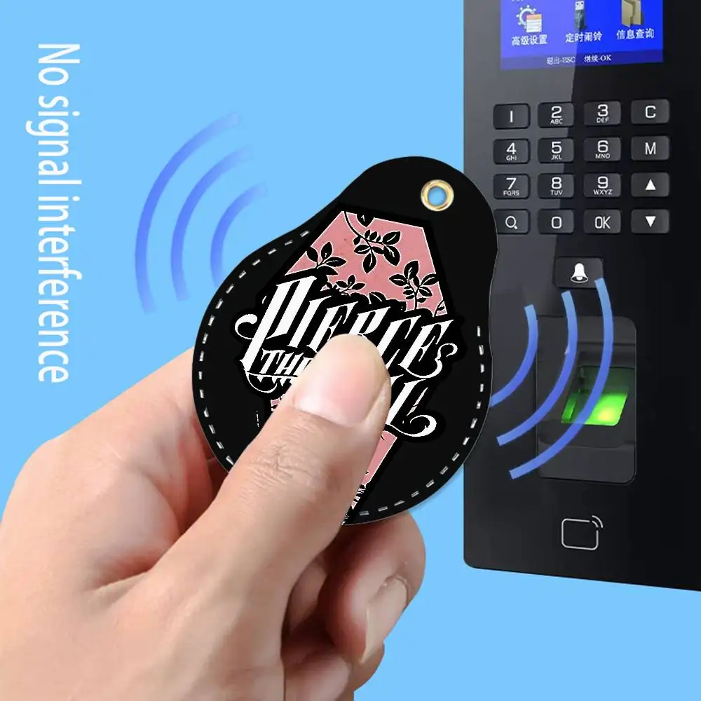 Pierce-The Veil PTV-Collide with The Sky Protective Case For Apple AirTag/Access Card Holder/Pet Anti-Loss Tracking Device