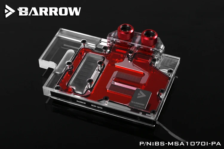 

Barrow BS-MSA1070I-PA Water Cooling Block for MSI GTX1070 AERO ITX 8G OC