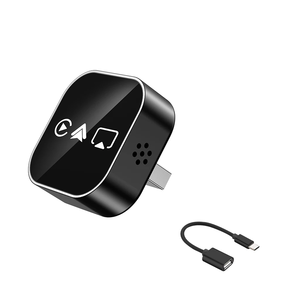 2026 Upgrade 4 in 1 Draadloze CarPlay Adapter voor Apple Mirror Link Android Auto Connect WiFi Bluetooth USB Plug Play MiNi CarPlay
