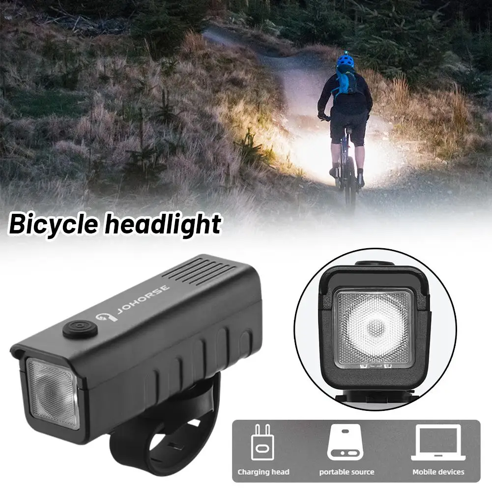 

Bicycle Light LED Front USB Rechargeable MTB Mountain Headlight Flashlight Bike Bicycle Lamp Cycling Tail Scooter U0K6