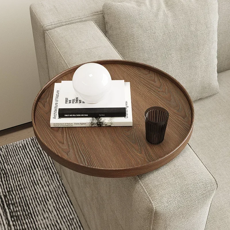 z Modern Side Table Living Room Solid Wood Sofa Bedside Table Width Adjustment Room Desks Convenient and Practical Small Desk