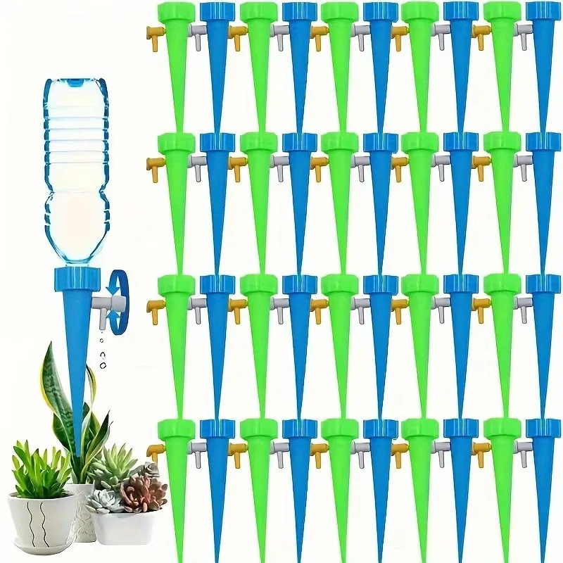 

6-24 шт., система капельного полива, автоматическая капельница для растений, самополив для растений, регулируемое водяное устройство