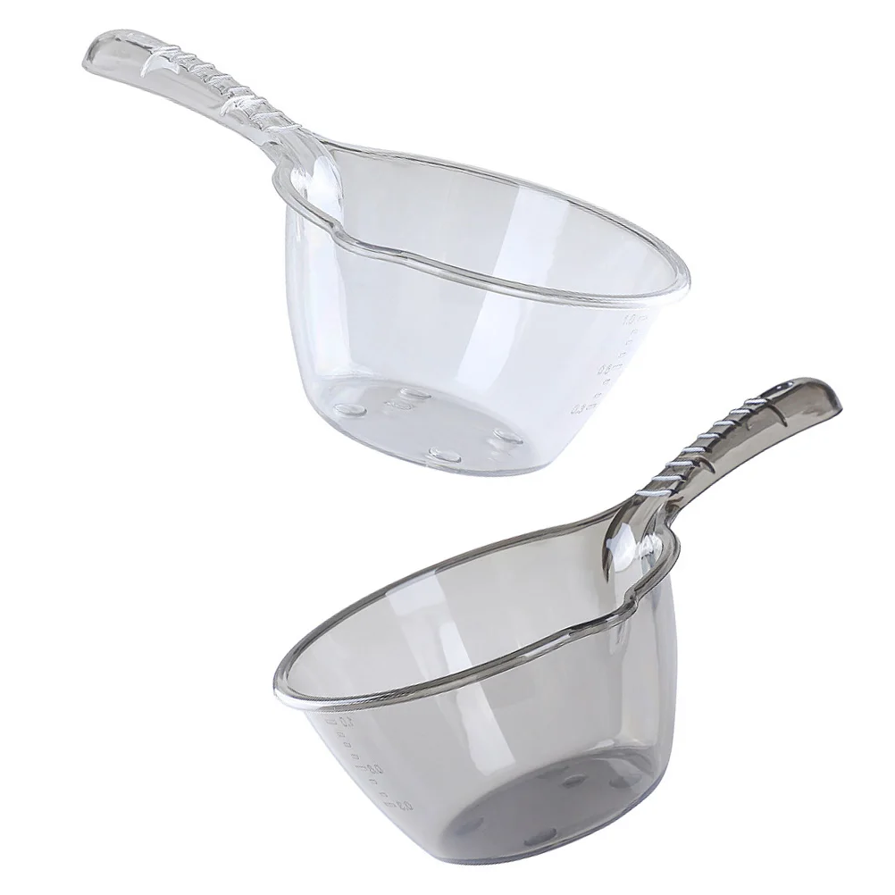 

2Pcs Water Scoop Ladle Soup Bucket PP Material Kitchen Tool Long Handle Spoon Large Capacity Easy Clean Garden Watering Cooking