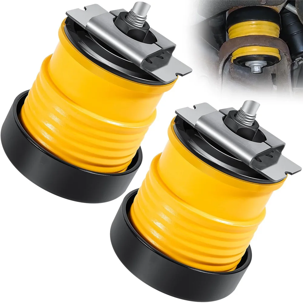 924-066Body Mount Bushing Kit for Ford F250 F350 F450 F550 Super Duty 2008-2016 2WD 4WD Polyurethane Body Cab Mounts Yellow 2PCS