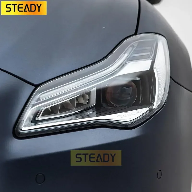 

Car Headlight Protective Film Front Light Transparent Smoked Black TPU Sticker For Maserati Quattroporte 2018-On Accessories