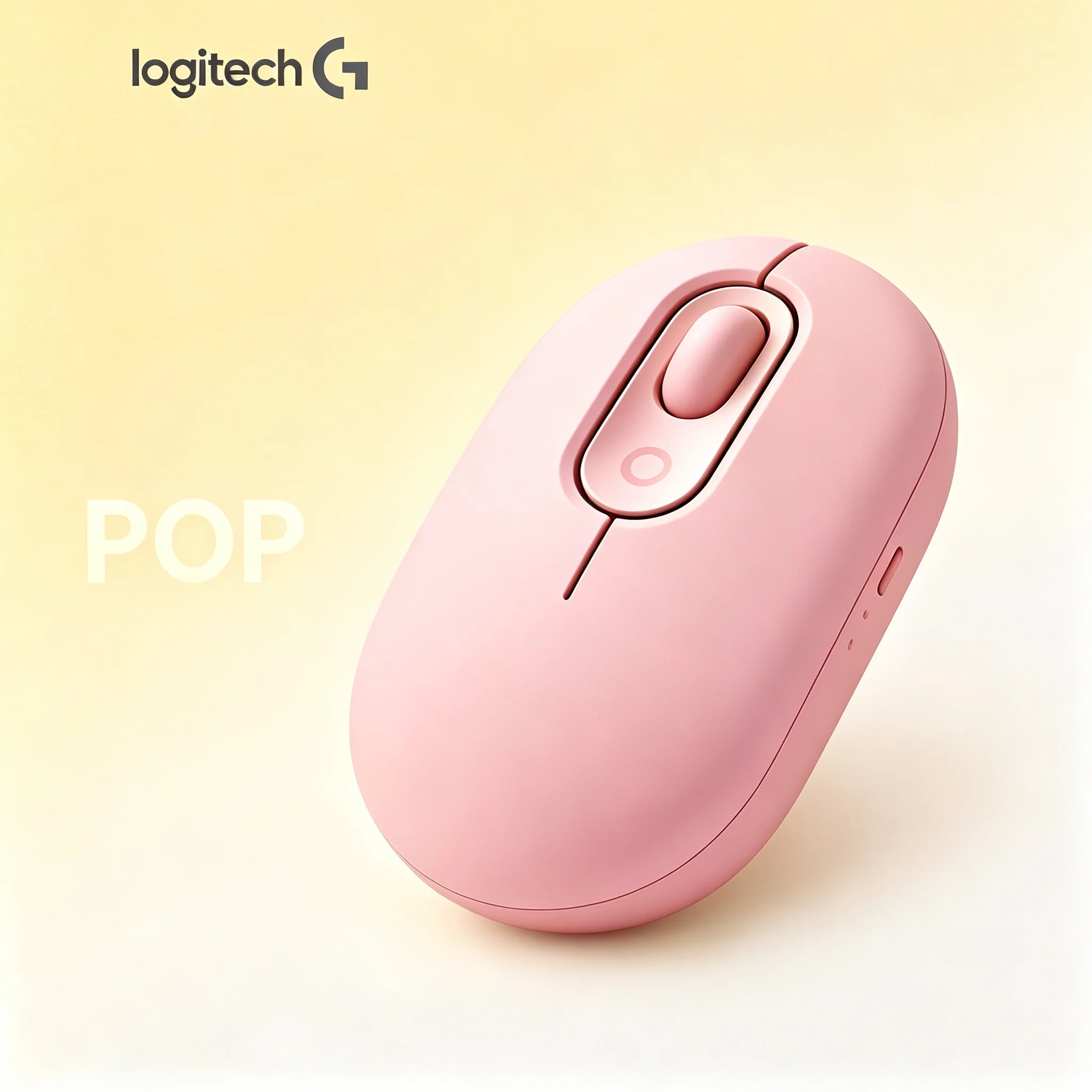 Original Logitech POP Mouse Wireless Bluetooth 5.2 Mouse Portable Ergonomic Silent Mice For Windows Mac OS iPad