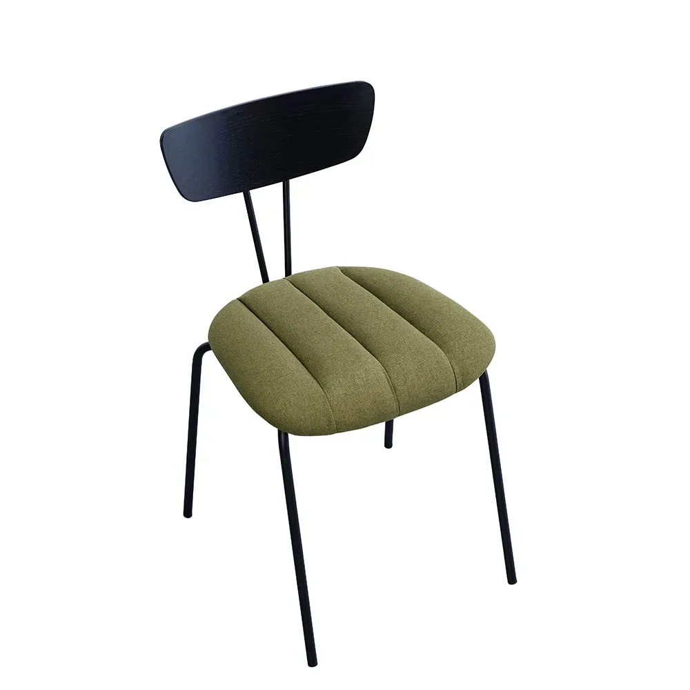 *#g forRestaurant Chair Living Room Leisure Chair Upholstered Metal Dining Chair for Cafe*
