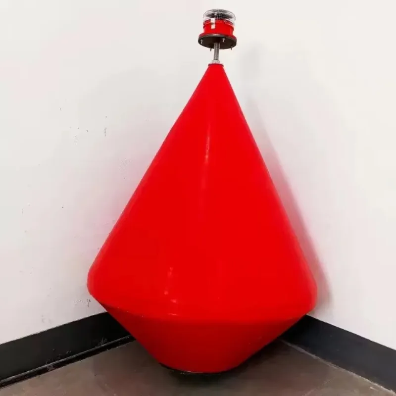 

Плавучие морские навигационные буи из LLDPE пластика на заказ, конические, с солнечной подсветкой