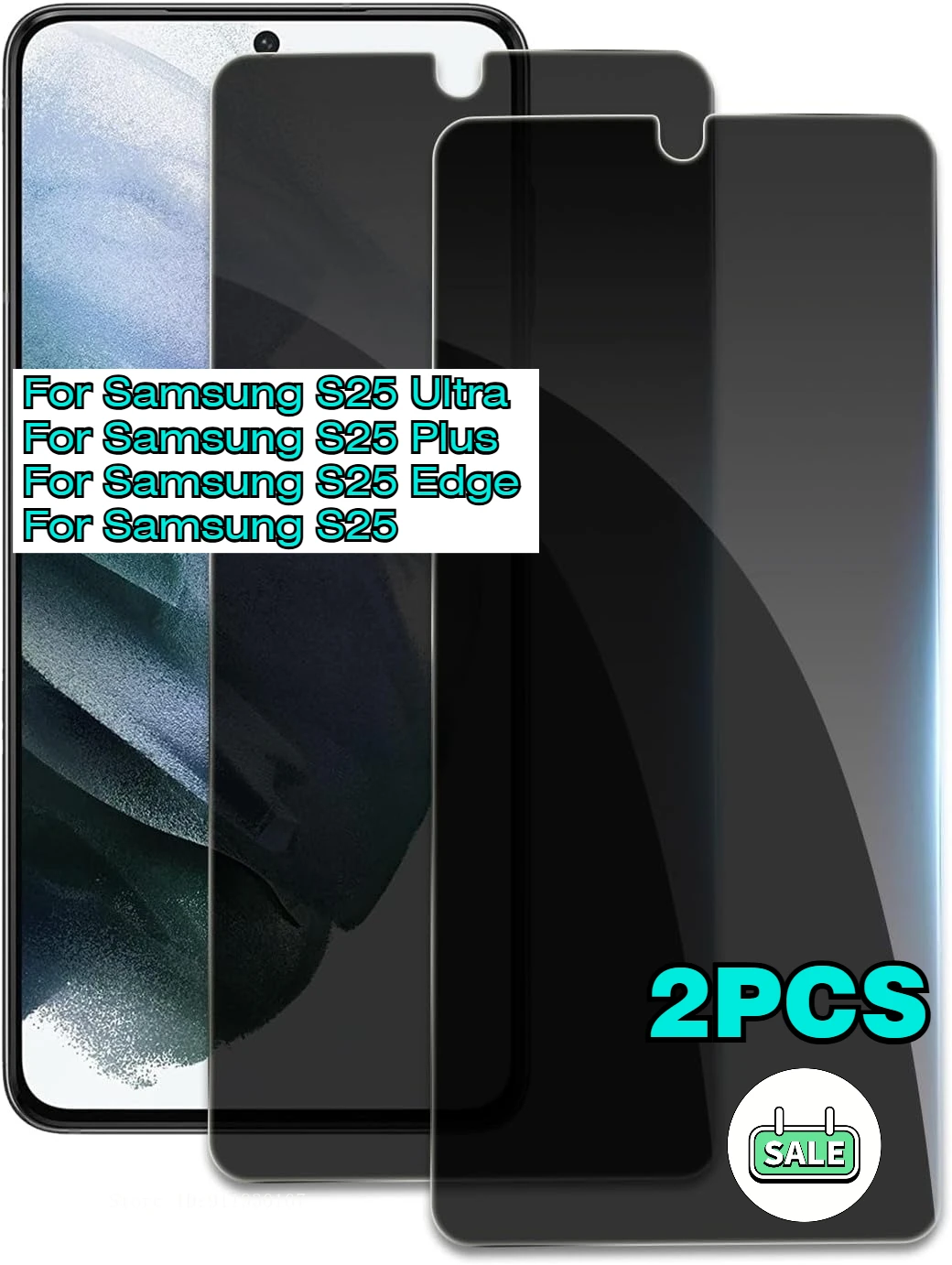 Privacy Screen Protector for Samsung Galaxy S25 Plus S25 Ultra S25 Edge Shatterproof Tempered Glass Accessories Tempered Glass
