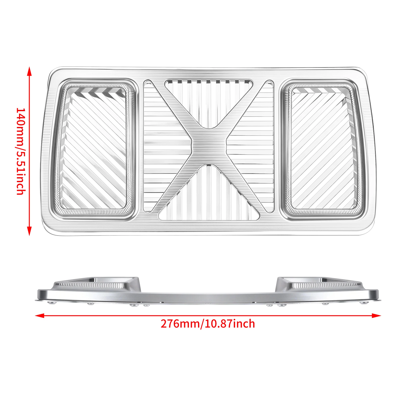 Motorcycle Cooler Cover Aluminum Cooling Radiator Guards For Harley Touring M8 Road Glide Street Glide FLHX FLTRX Special 24-Up