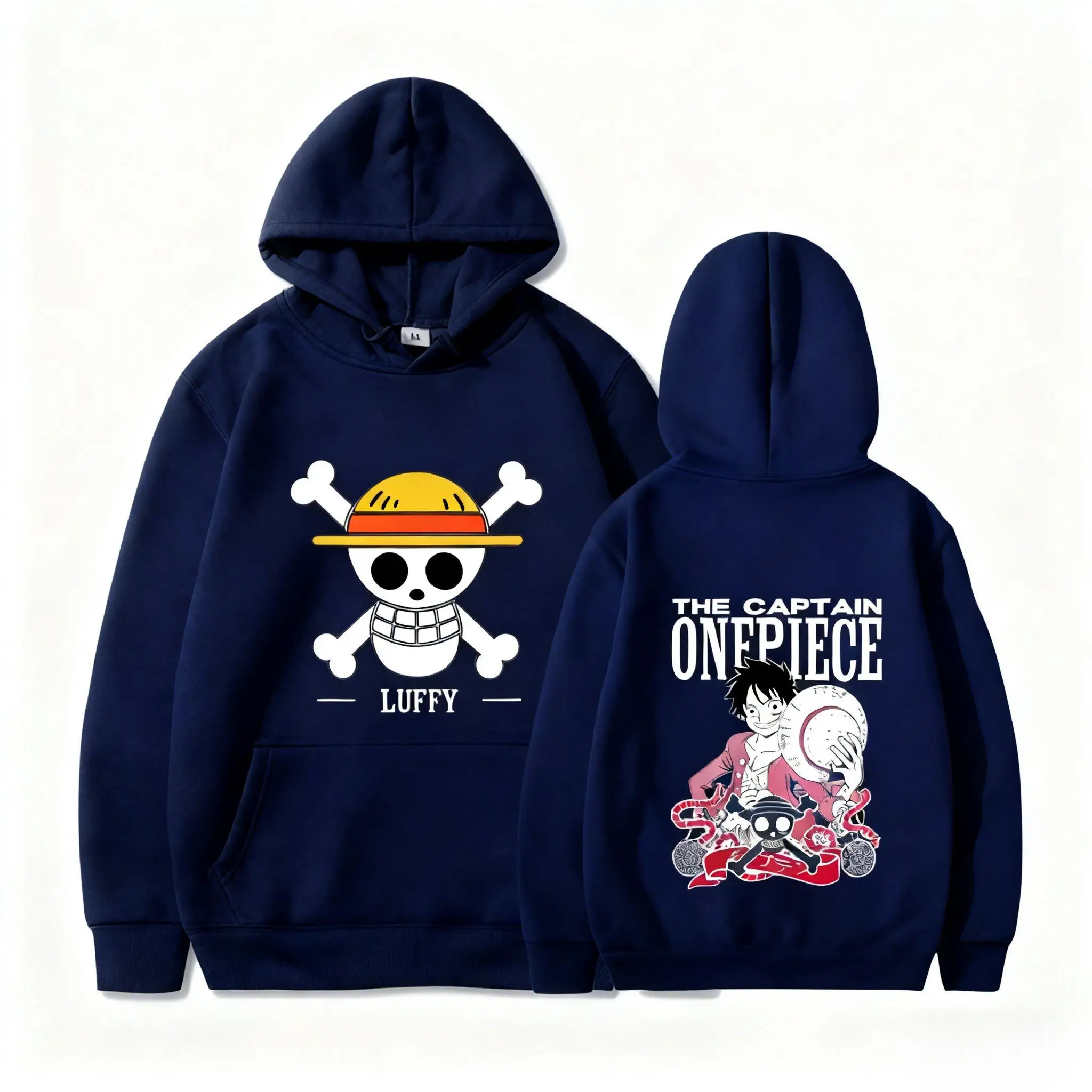 One Piece Luffy Anime Hoodie Männer Frauen 2026 Herbst Winter Baumwolle Pullover Casual Streetwear Cosplay Jacke Grafik Sweatshirt