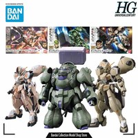 Bandai Original GUNDAM Model Kit HG ASW-G-11 GUNDAM GUSION REBAKE FULL CITY ALL 1/44 Anime Action Figure Assembly Model for Boys