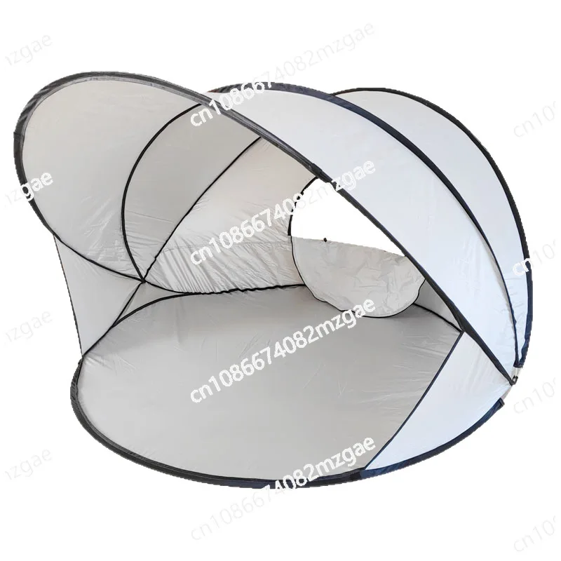 

Beach tent, seaside sunscreen, windproof and water canopy, fully automatic simple and quick-opening outing supplies