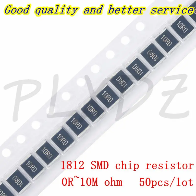 50Pcs 1812 5% 0.75W…