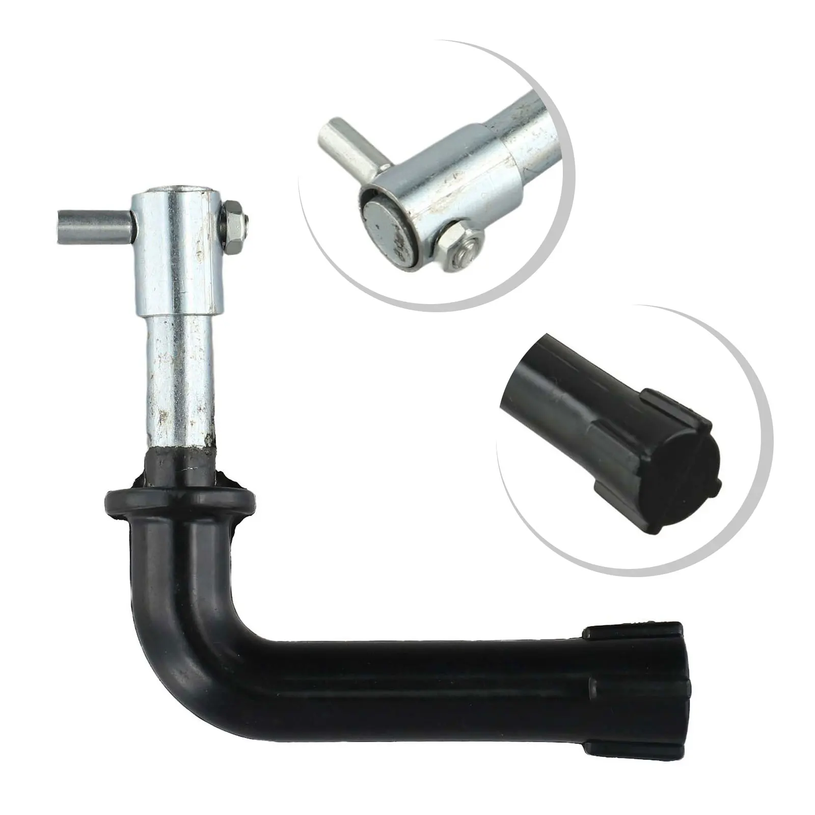 Sturdy Iron Door Handles Boiler Door Handles Handcrafted Boiler Accessory Black Silver Boiler Door Handles Easy Installation