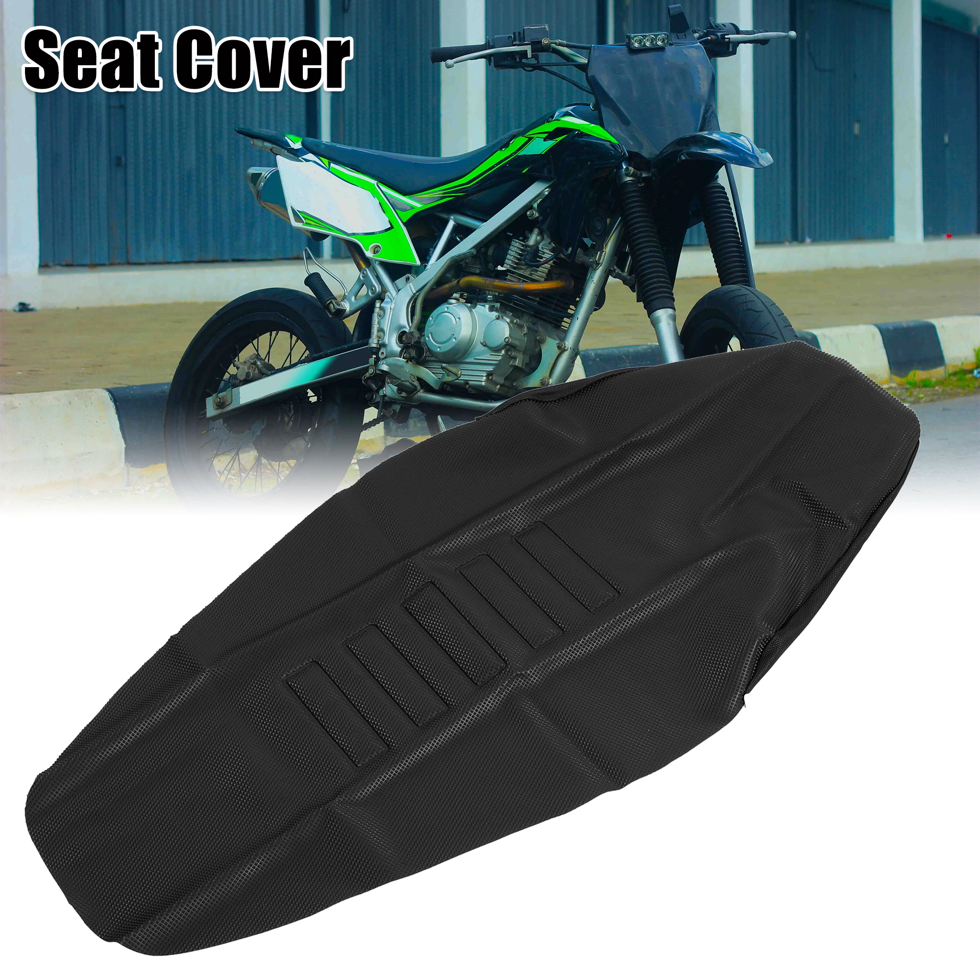 

Motoforti Motorcycle Cushion Motorbike Seat Cover Dirt Bike Faux Leather Soft Seat Cover Anti Slip For HONDA For YAMAHA