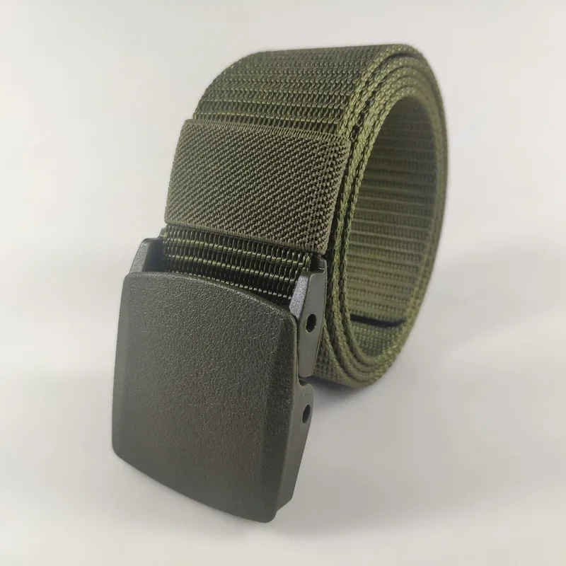 Equipo militar para hombre, cinturón táctico de nailon, 120cm, deportes al aire libre, negro, verde, fuerte, accesorios militares