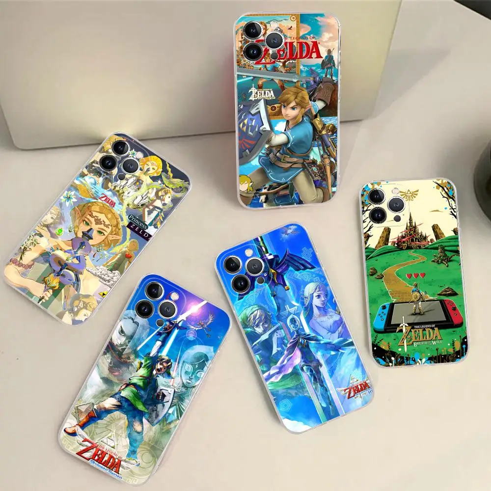 

Game L-Legends Of The Z-Zelda Phone Case Silicone Soft for iphone 15 14 13 12 11 Pro Mini XS MAX 8 7 6 Plus X XS XR Cover