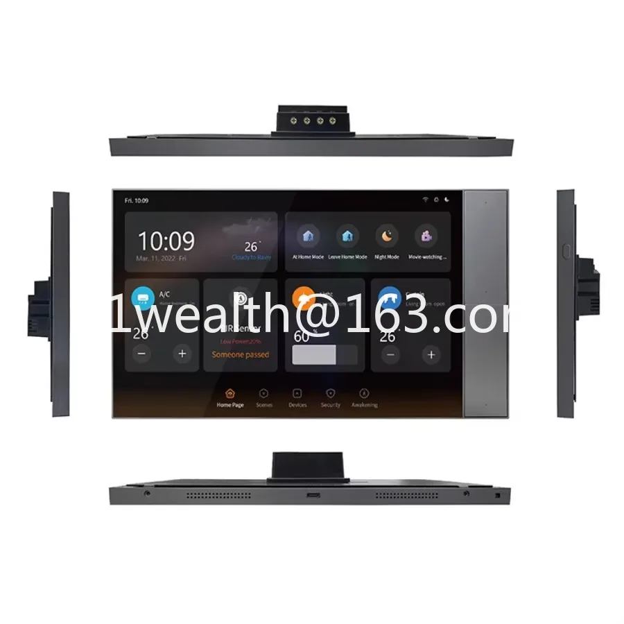 10-Inch smart home appliance Tuya Zigong gateway multi-function central touch screen control panel light