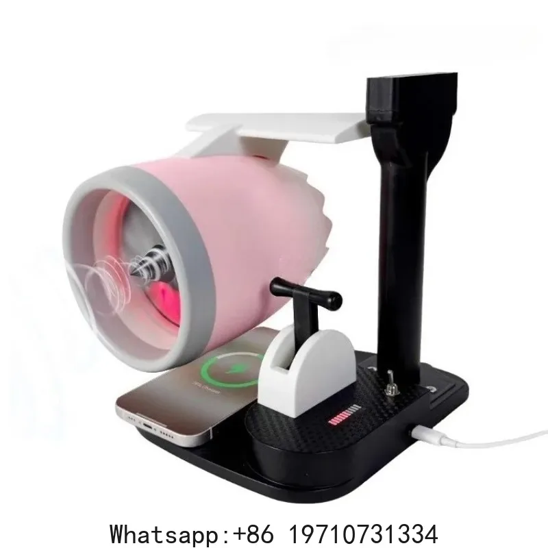 USB  Aircraft Engine Creative Desktop Small Electric Fan Can Be Wirelessly Charged