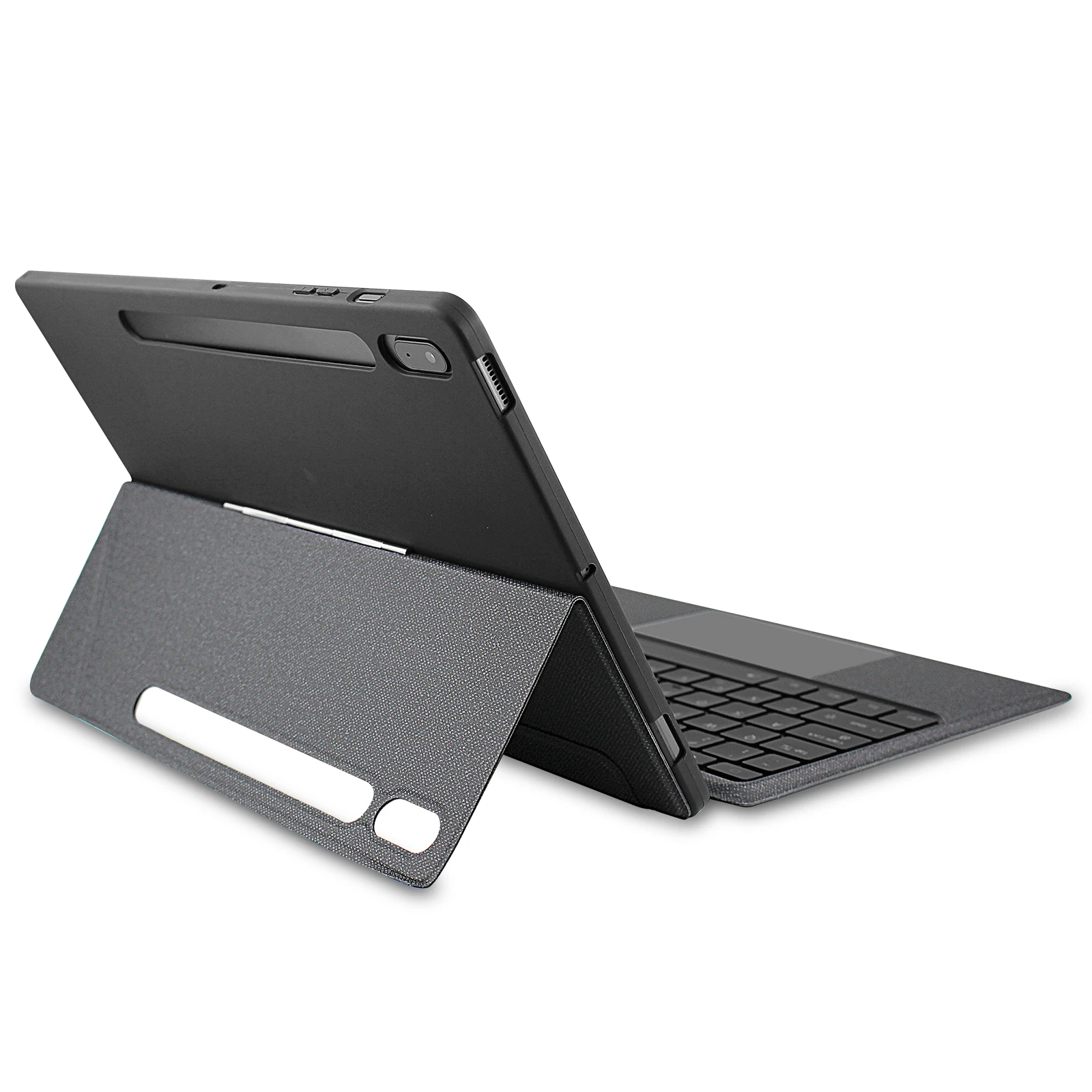 Wireless Keyboard Case for Samsung Galaxy Tab S9 Fe Plus/S9 Plus/S10+/S10FE+ 12.4 13.1 inch with Pen Slot 7 Color Backlight Keys - view 3