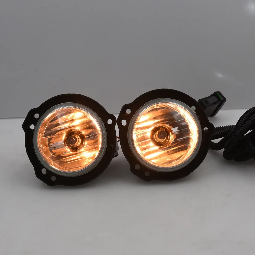 Car LED Front Fog Bumper Light Foglights With Wiring Harness For Toyota AVANZA 2015 2016 2017 2018 Accessories