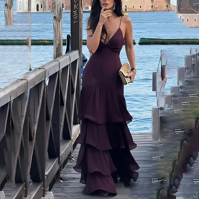 Sexy Solid Ruffles … - image