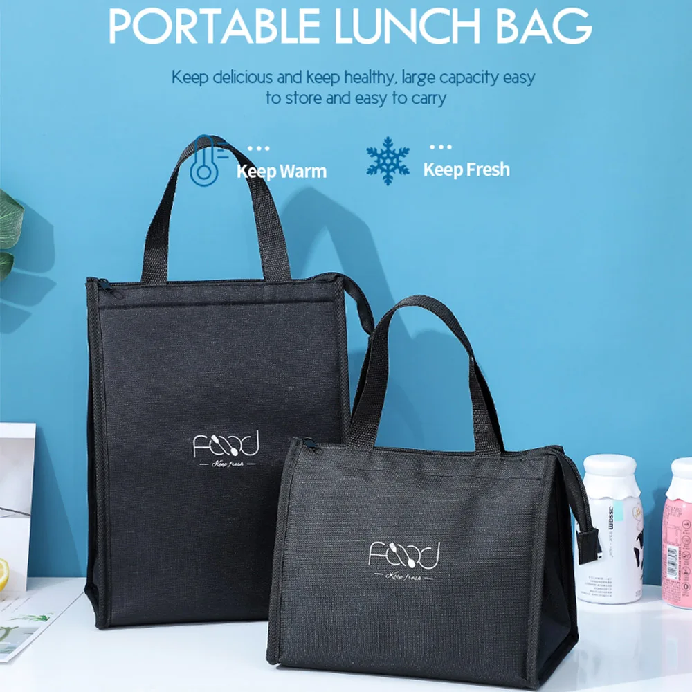 Borse per il pranzo portatili borsa termica per alimenti Unisex borsa per alimenti scatola per alimenti forniture per borse per il pranzo