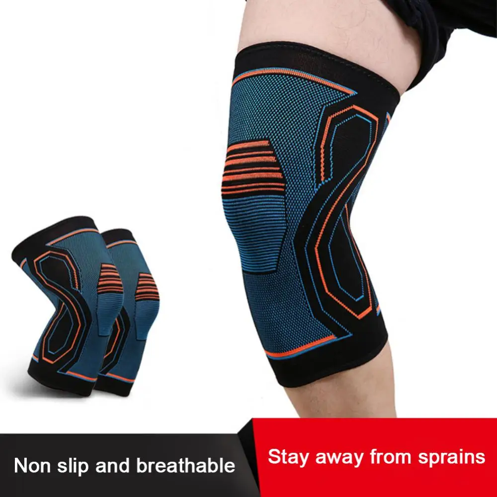 Respirável Nylon Sport Knee Pads, Fitness Gear, Almofada de Proteção do Joelho, não machuca a pele, 1 Pc, 3 Pcs, 5Pcs