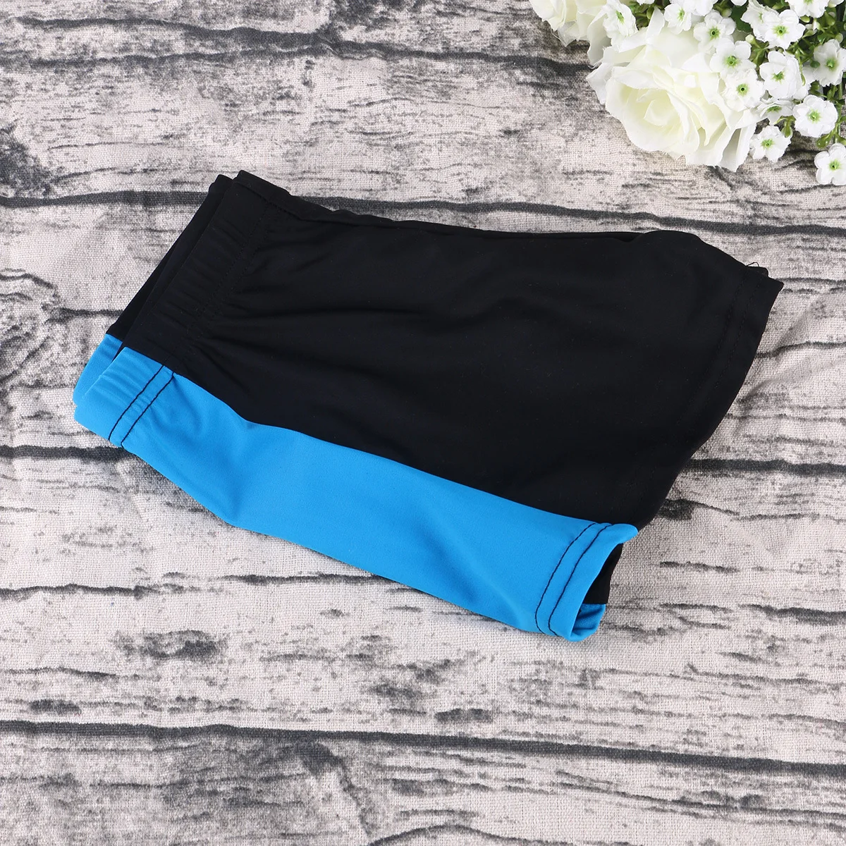 

Swimming Trunks for -Blue Chinlon Swim Shorts with Adjustable Drawstring Comfortable Fit for Water Sports Beach