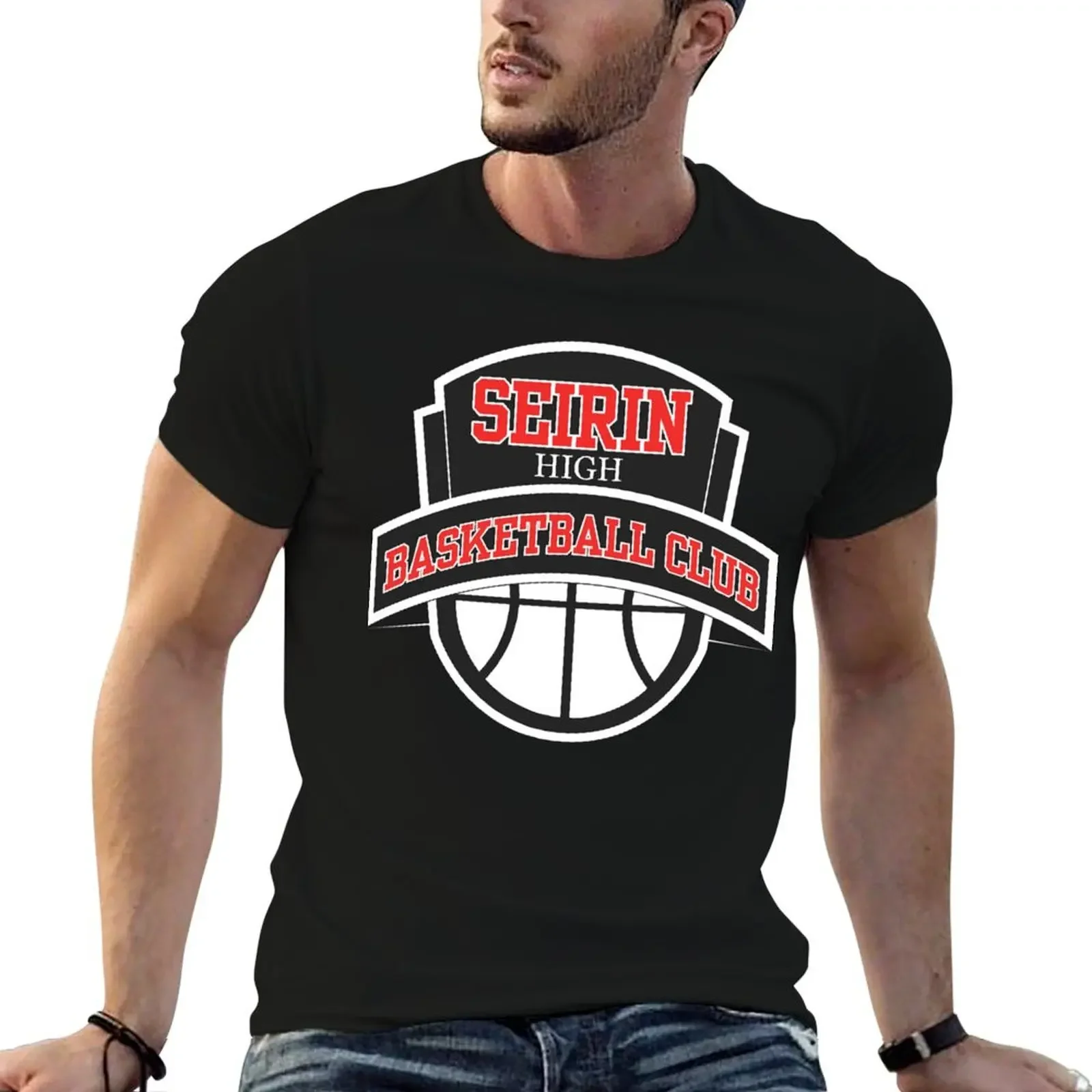 Seirin High - Basketball Club Logo T-Shirt new edition graphics graphic tee shirt t shirts for men cotton