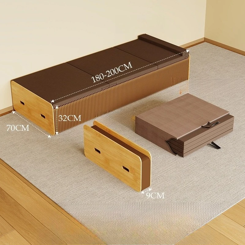 Folding bed single office nap chair small apartment hidden simple escort multi-function