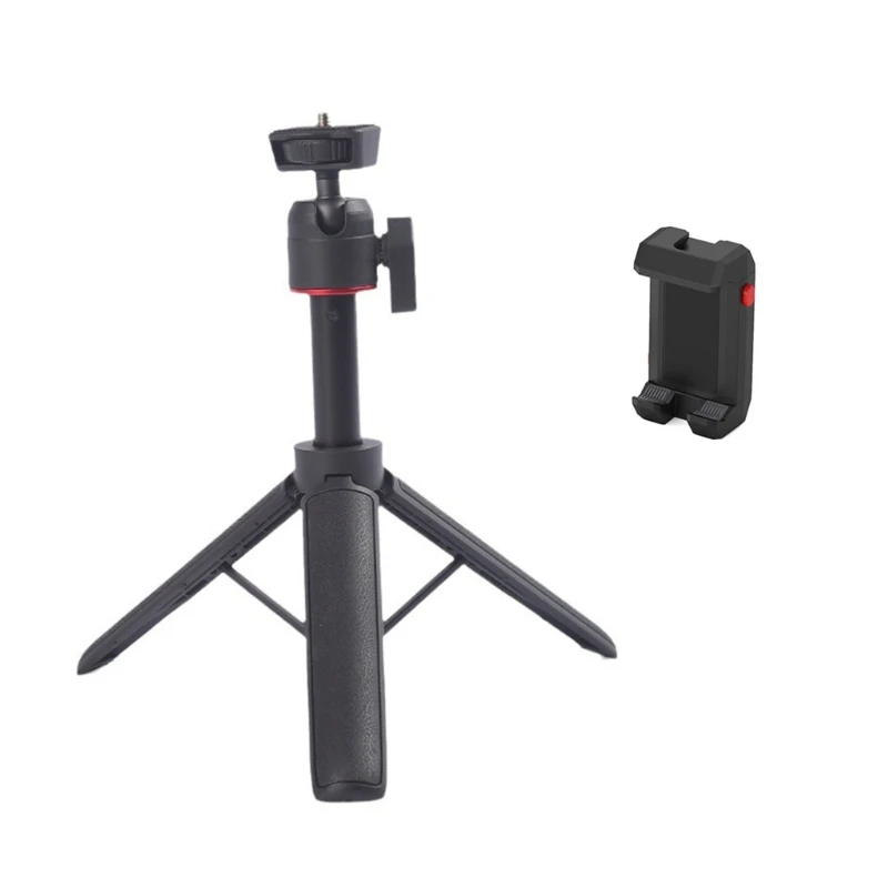 Tripod yang Dapat Disesuaikan untuk Vlogging dan Fotografi Struktur Aluminium Dapat Disesuaikan