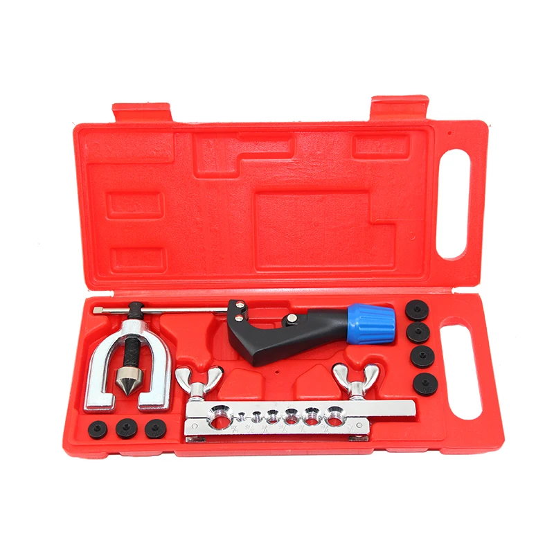 -2035 5-16mm Auto Repair Tools HVAC Refrigeration Copper Tube Cutter 7 Hole Double Flaring Tool Kit Set Drill guide Ra Rx  Ar 